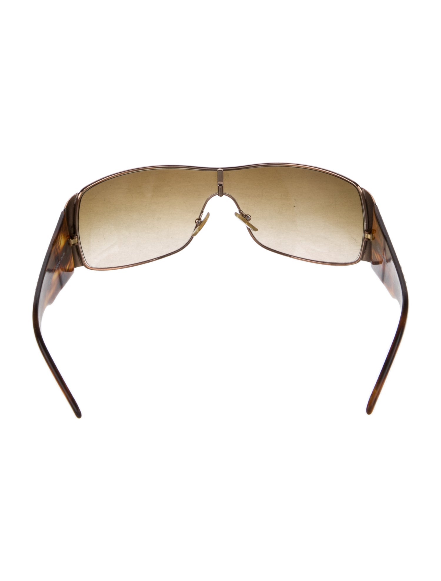 Versace Greca Pattern Shield Sunglasses