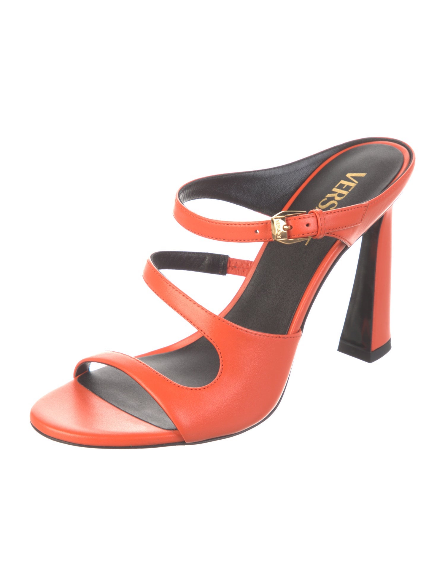 Versace Leather Slides w/ Tags