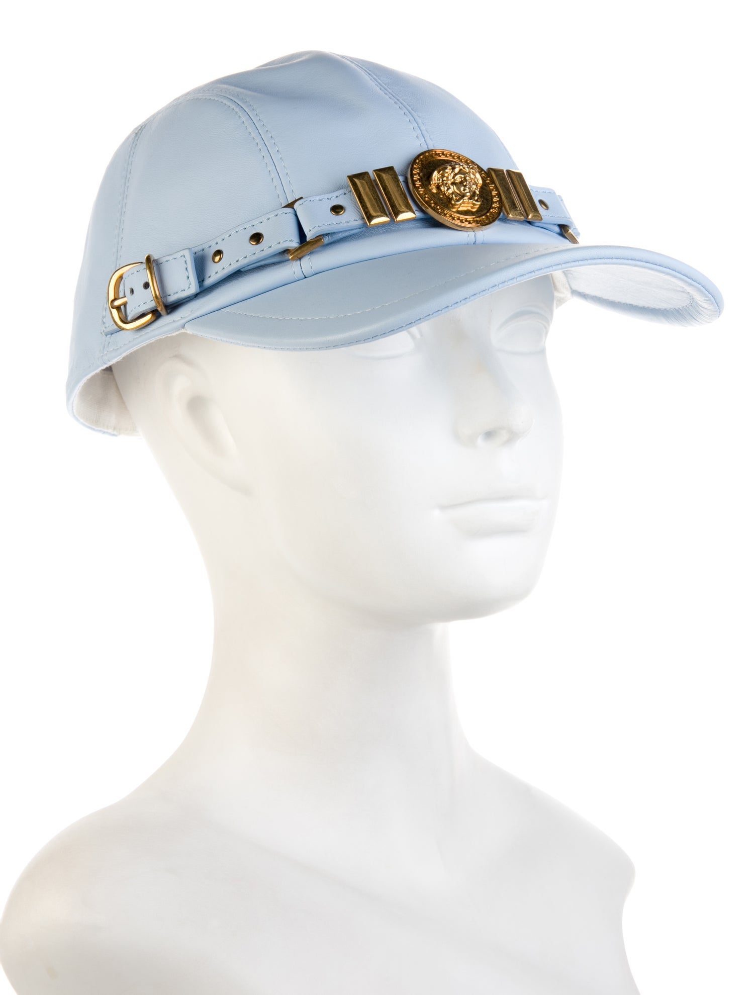 Versace Leather Baseball Cap