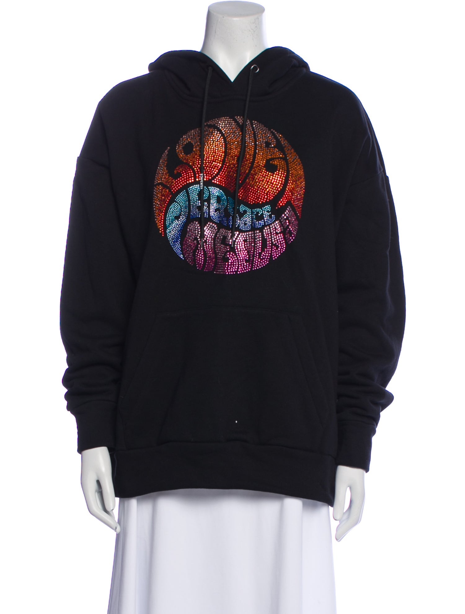 Versace Graphic Print Crew Neck Sweatshirt