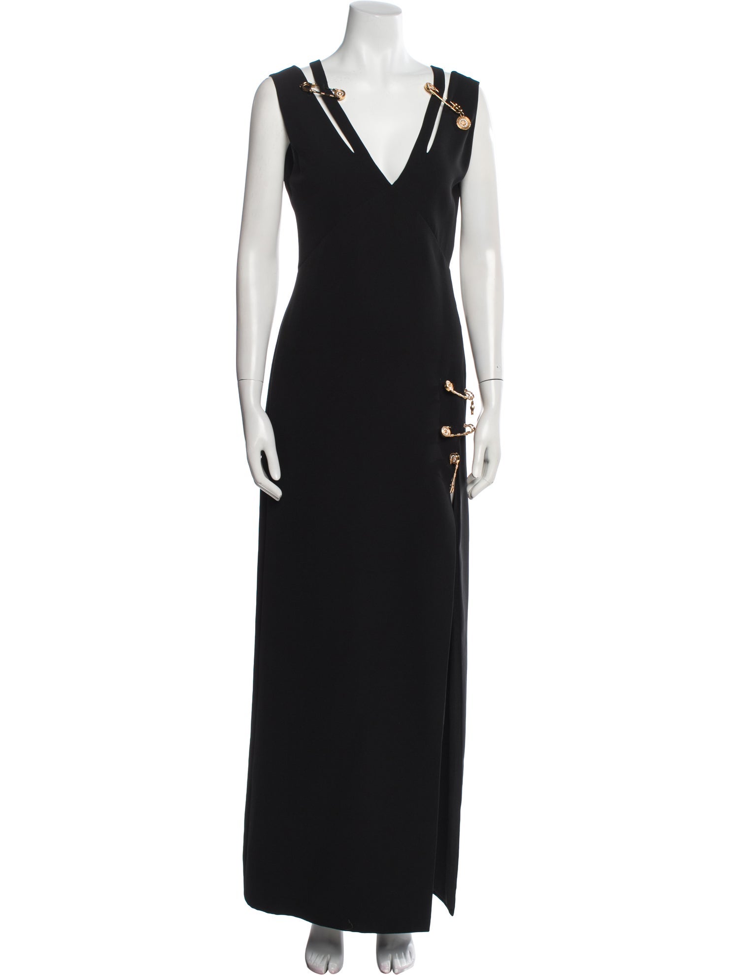 Versace Safety Pin Long Dress w/ Tags