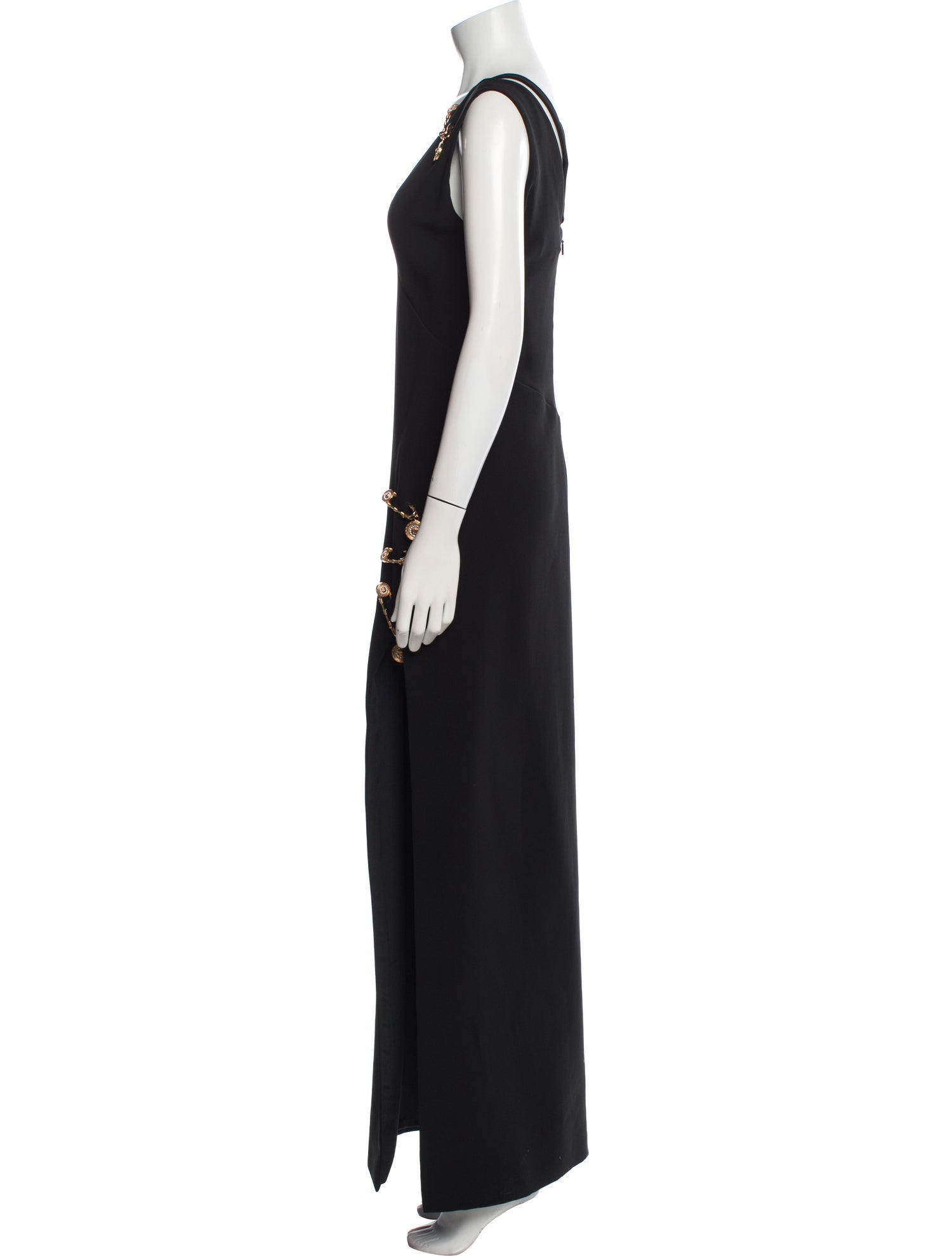 Versace Safety Pin Long Dress w/ Tags