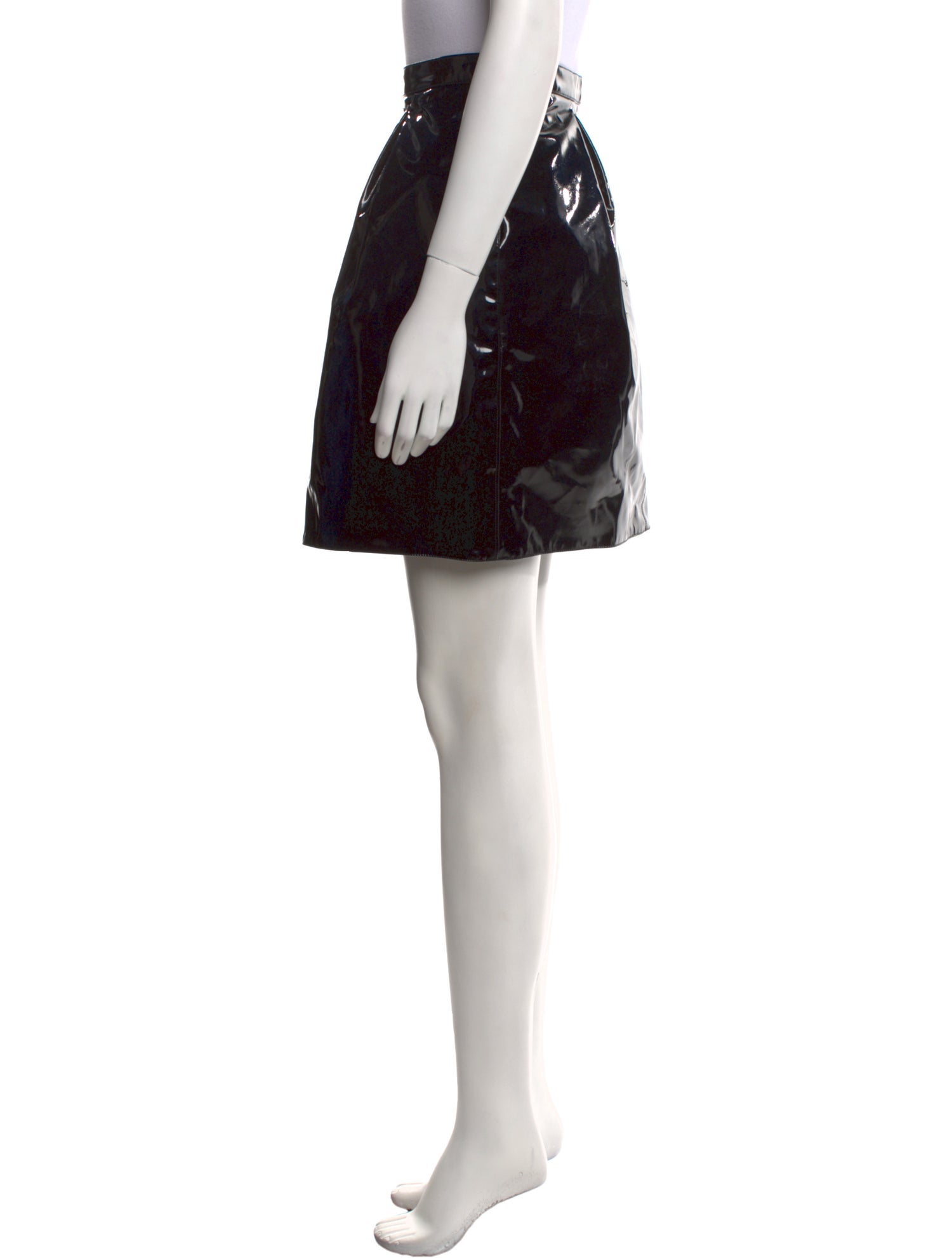 Versace Pleated Accents Mini Skirt