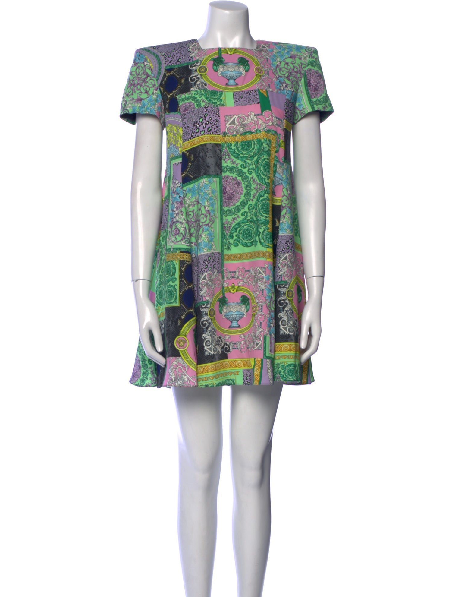 Versace Printed Long Dress