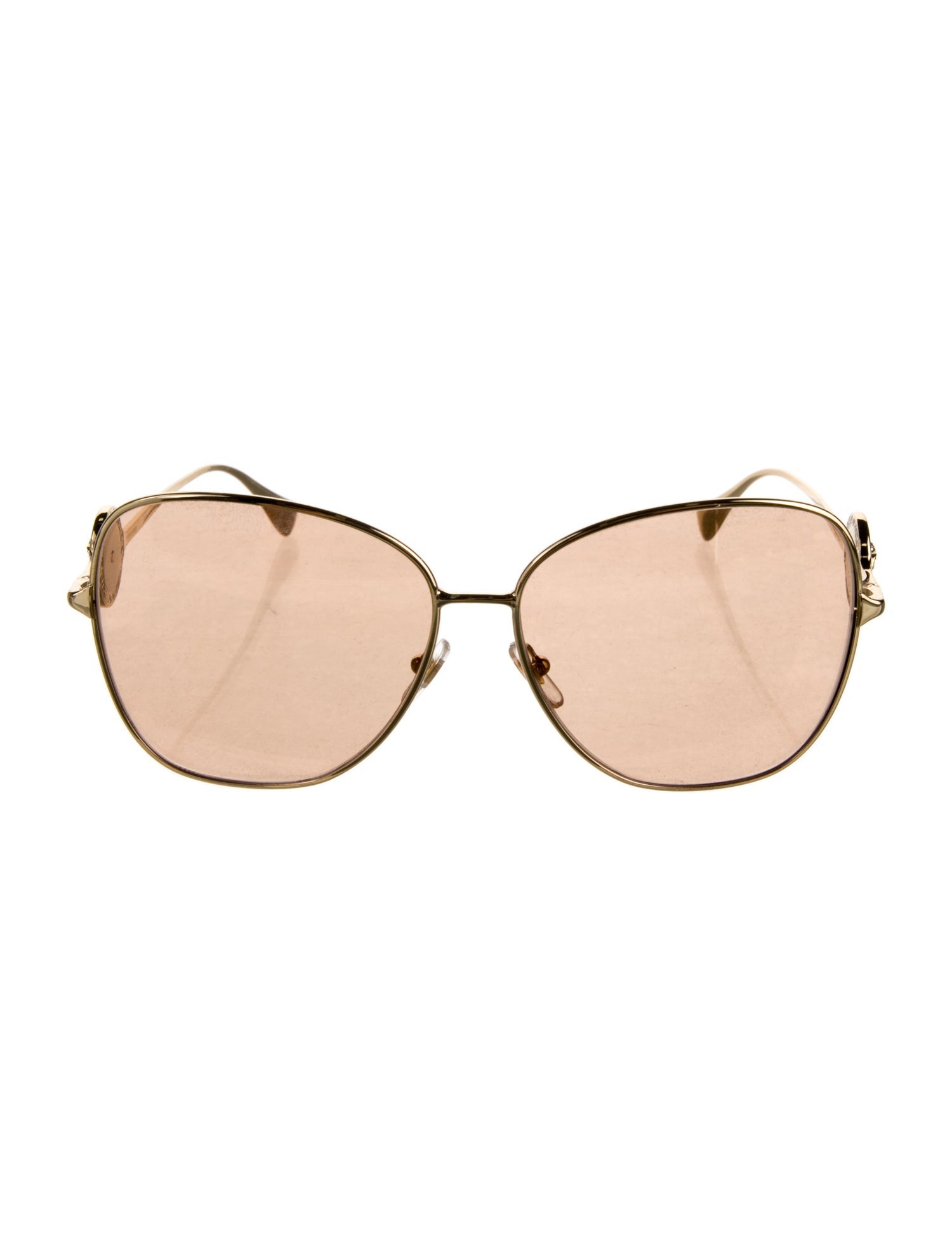 Versace Medusa Insignia Aviator Sunglasses