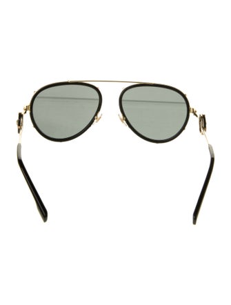 Versace Aviator Tinted Sunglasses