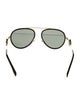 Versace Aviator Tinted Sunglasses