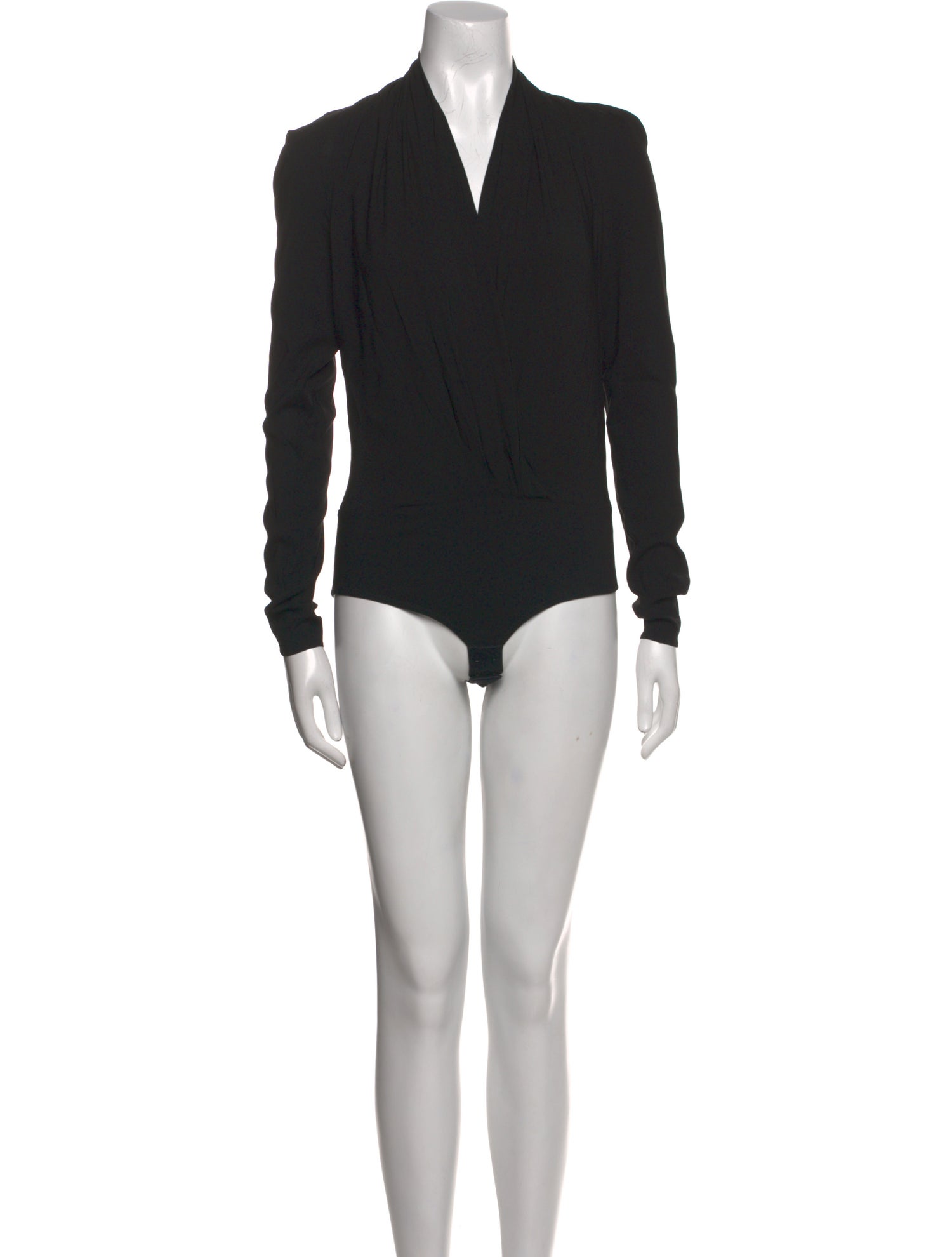 Versace V-Neck Long Sleeve Bodysuit