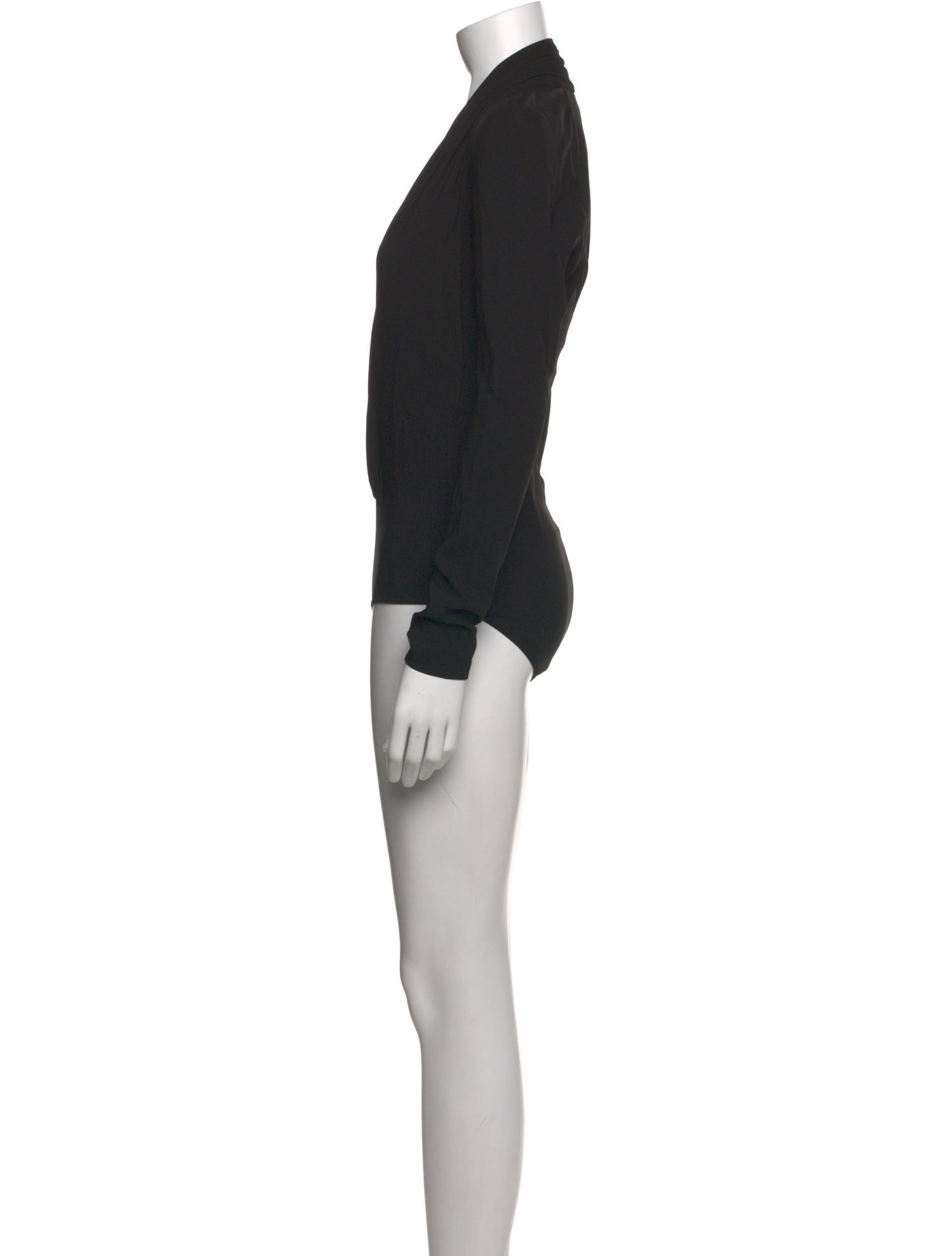 Versace V-Neck Long Sleeve Bodysuit