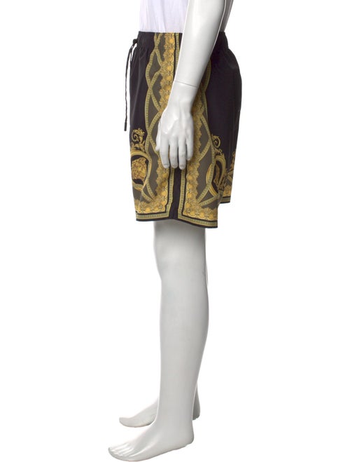 Versace Graphic Print Swim Trunks