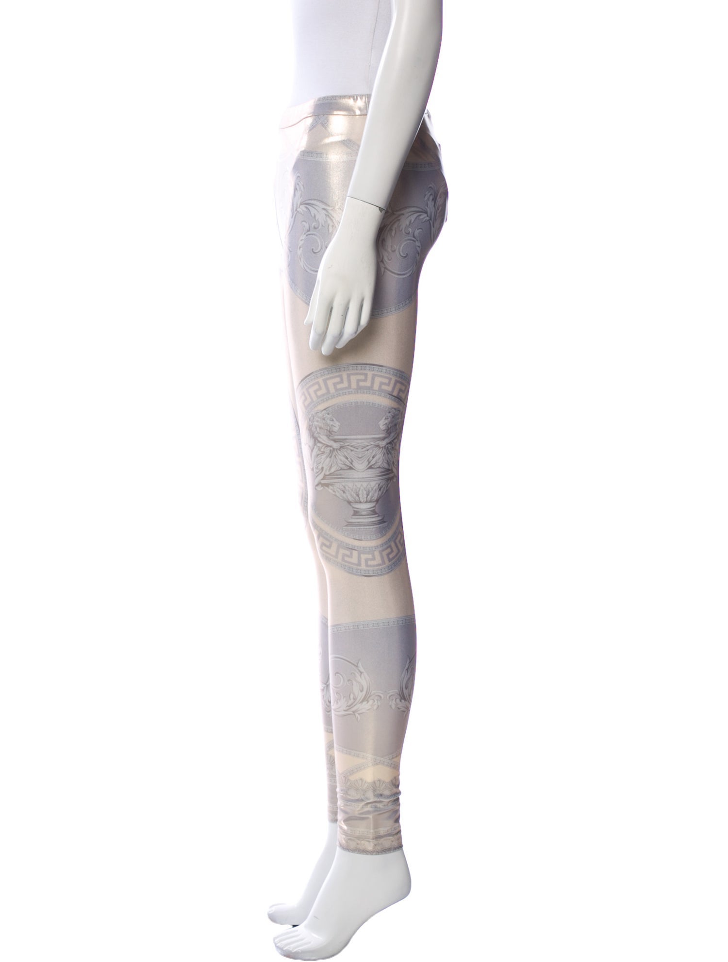 Versace Paisley Print Skinny Leg Pants w/ Tags