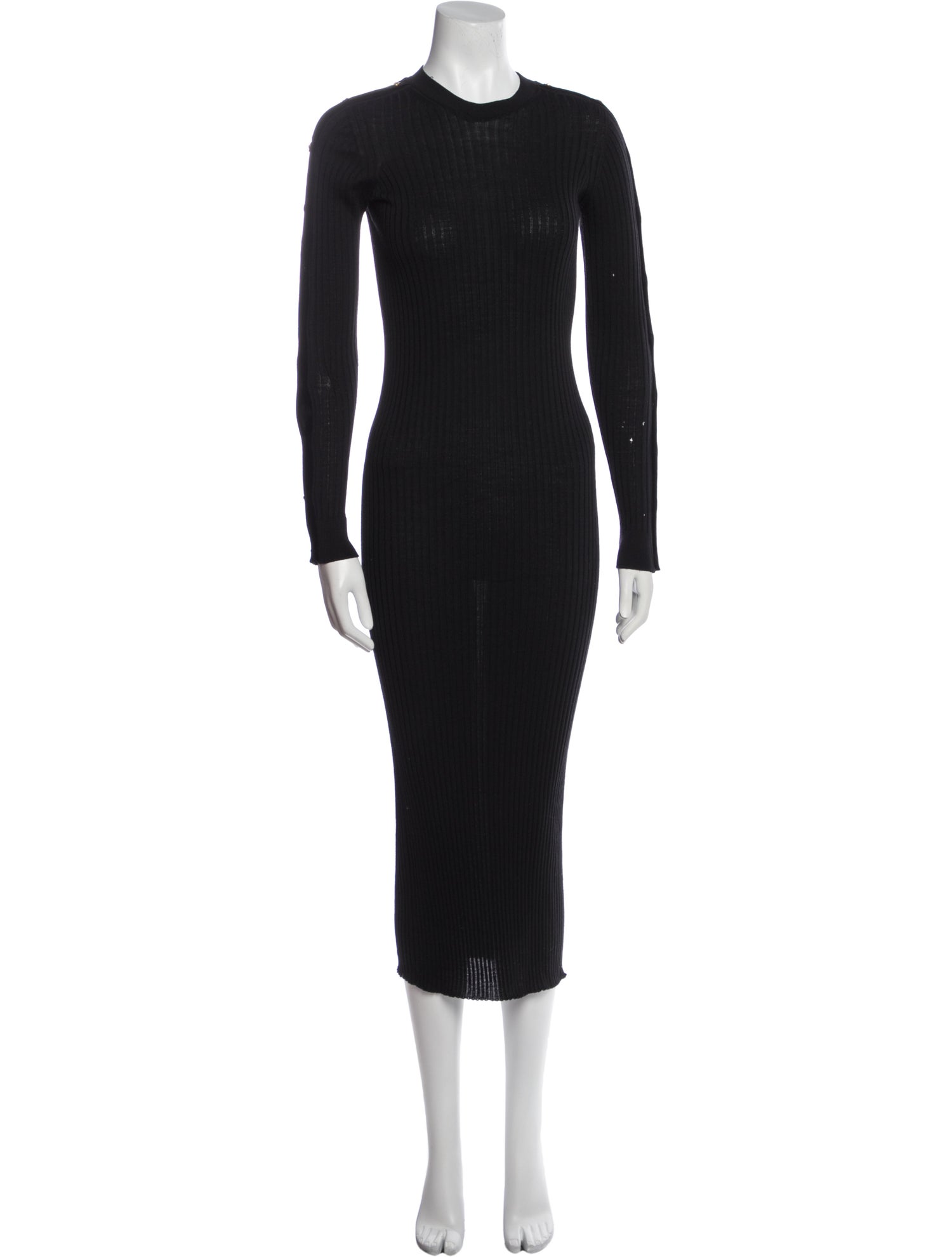 Versace Wool Long Dress