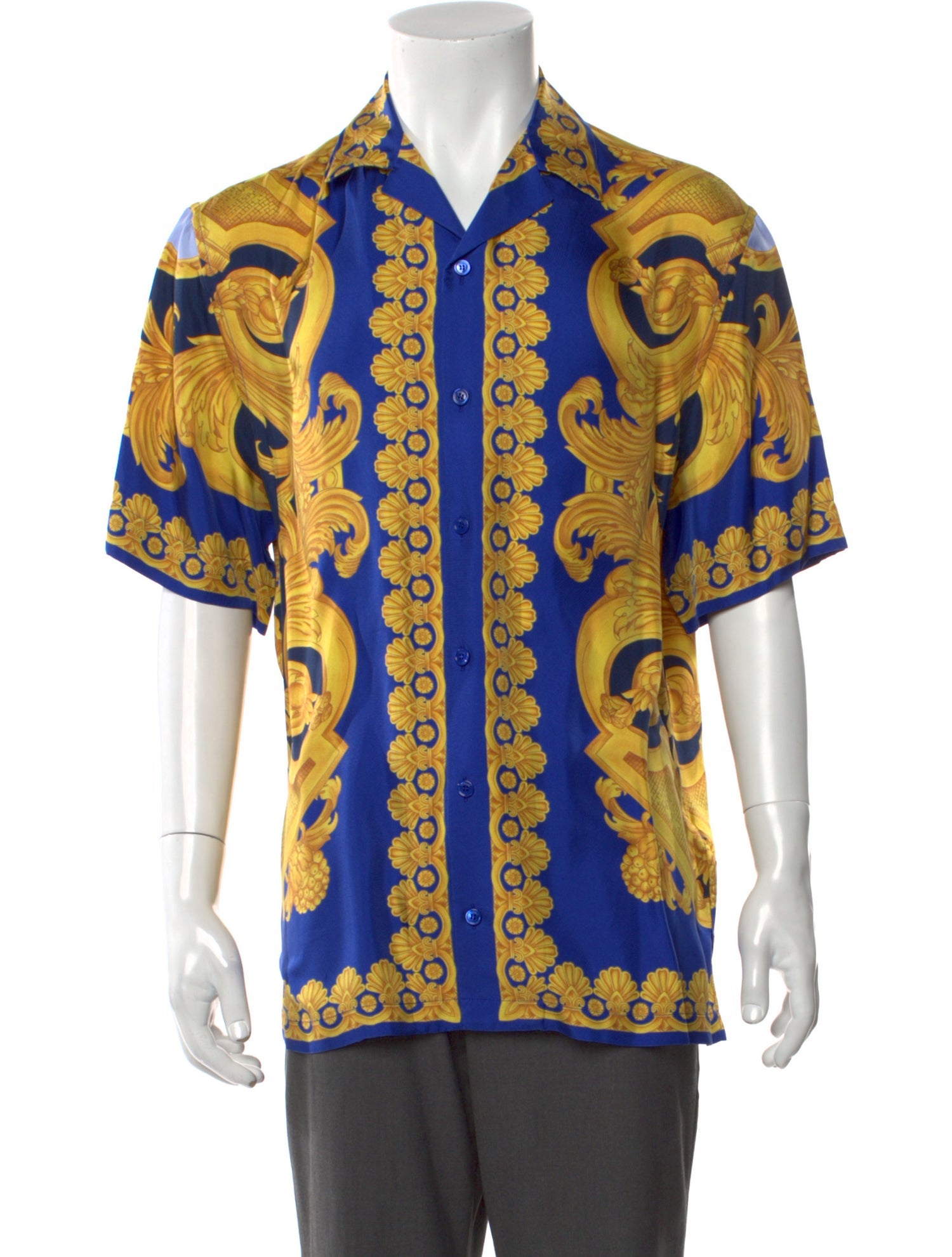 Versace Silk Printed Shirt