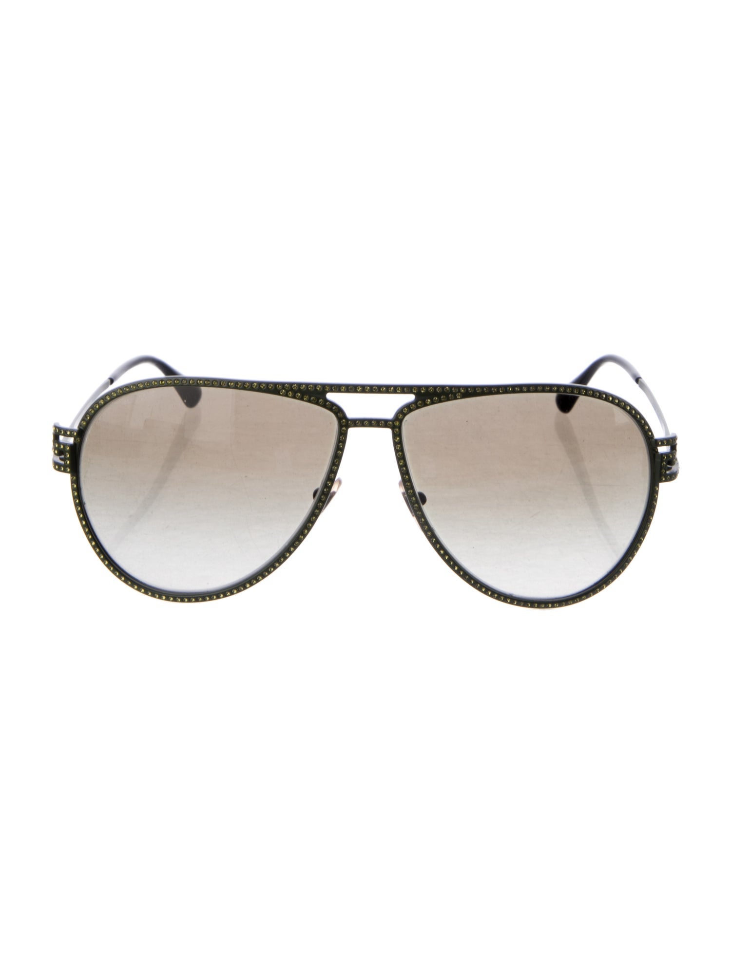Versace Aviator Mirrored Sunglasses