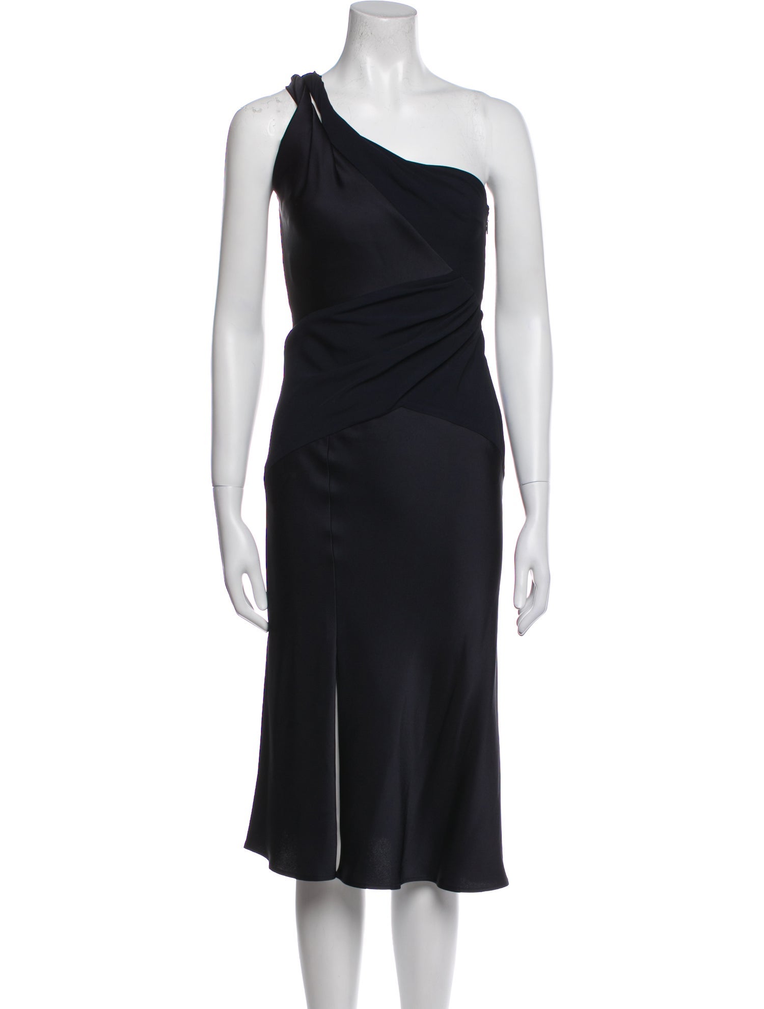 Versace One-Shoulder Midi Length Dress w/ Tags
