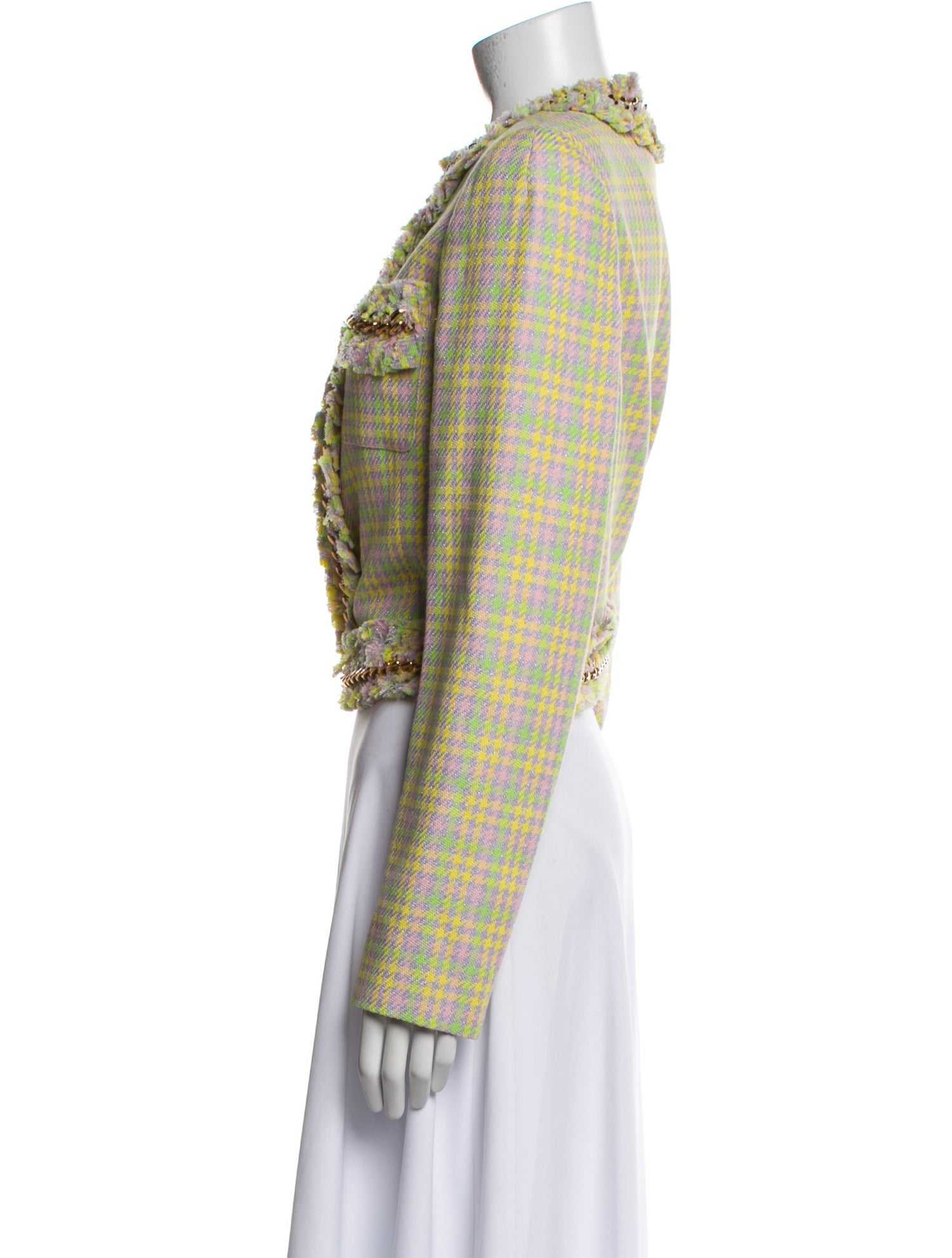 Versace Tweed Pattern Jacket