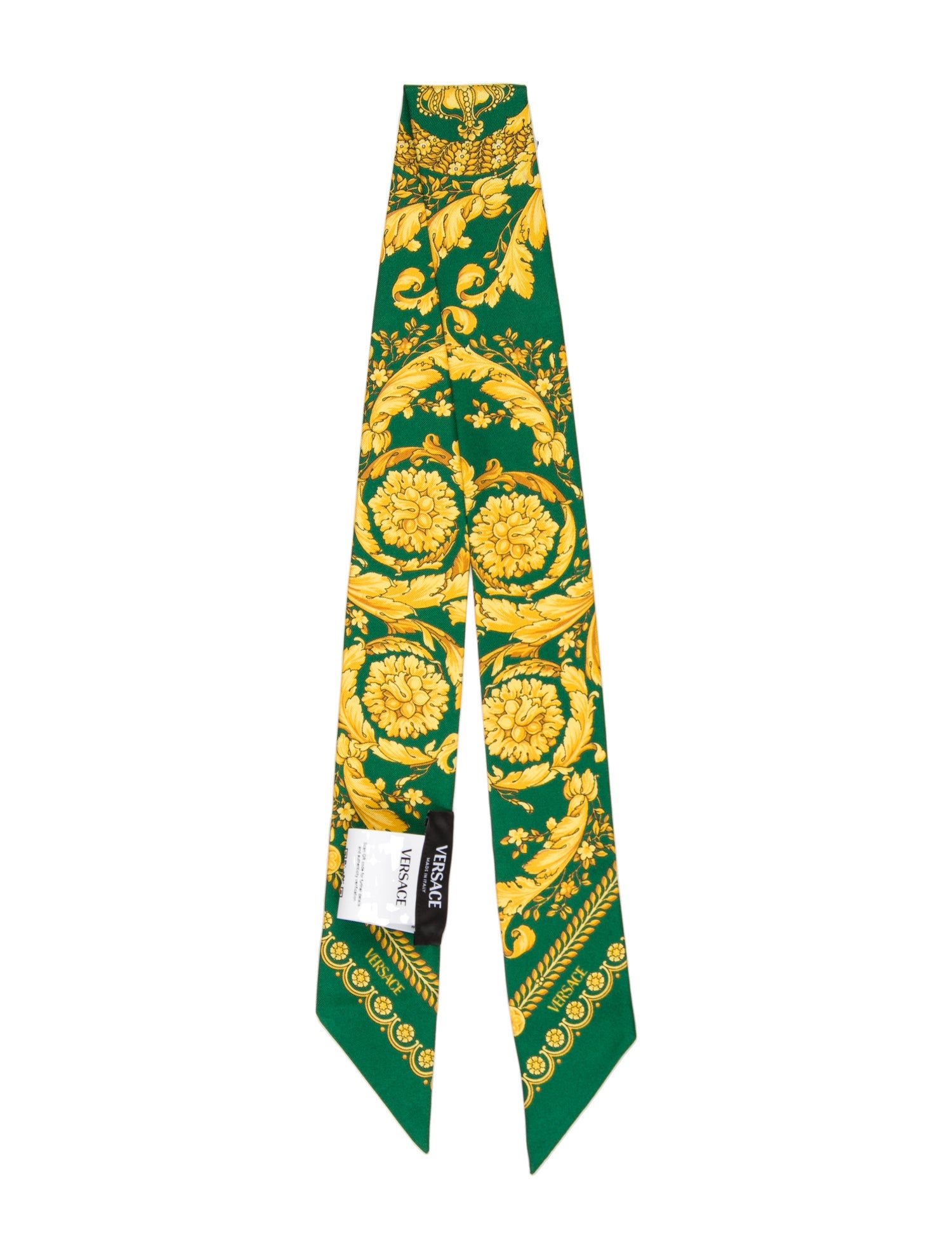 Versace Silk Printed Scarf w/ Tags