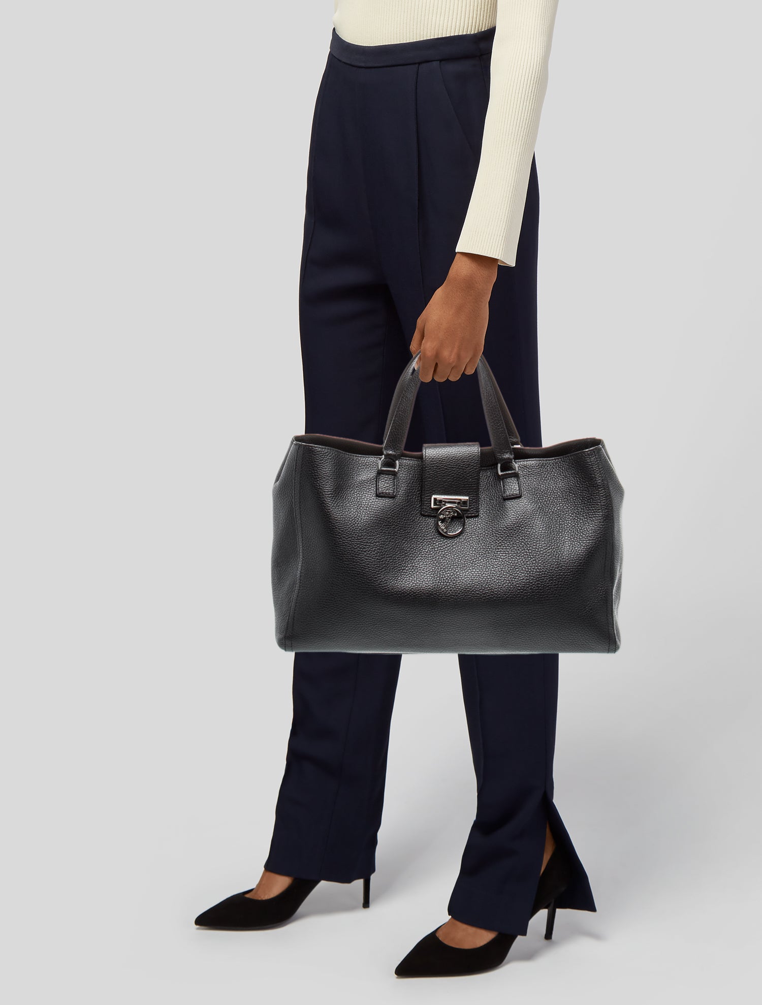 Versace Leather Tote