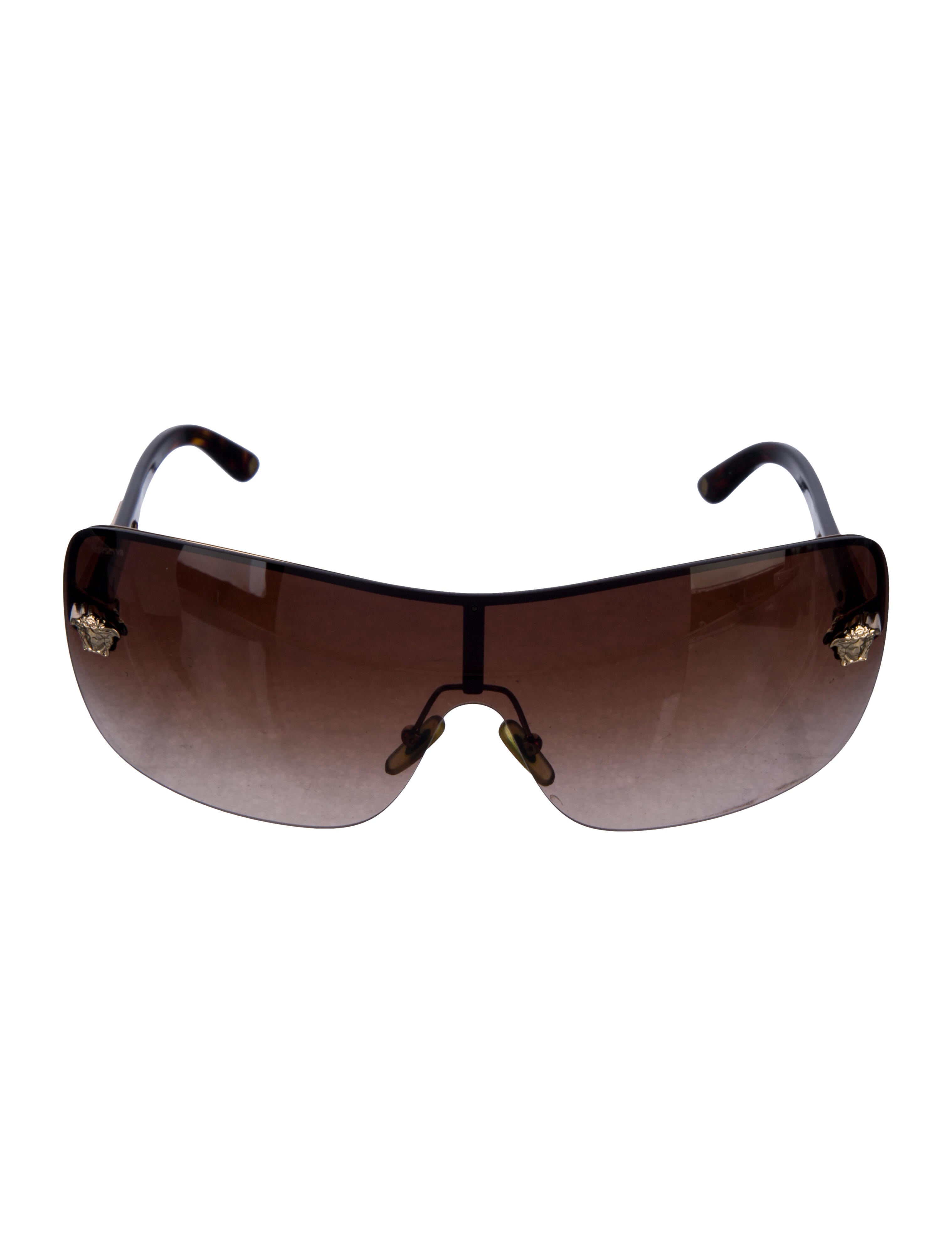Versace Medusa Insignia Shield Sunglasses
