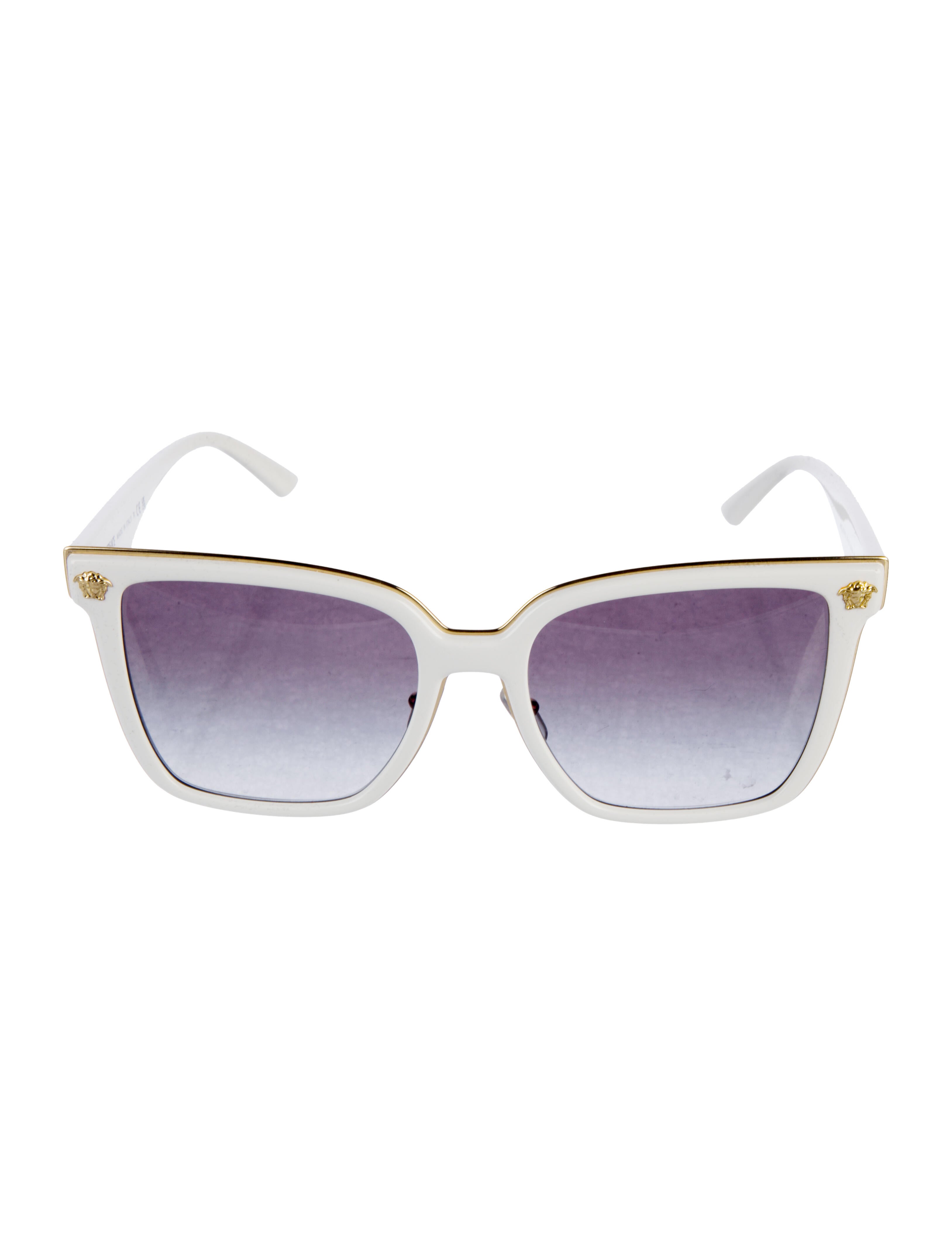 Versace Wayfarer Mirrored Sunglasses