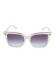 Versace Wayfarer Mirrored Sunglasses