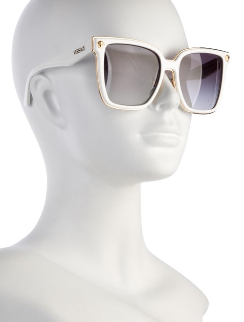 Versace Wayfarer Mirrored Sunglasses