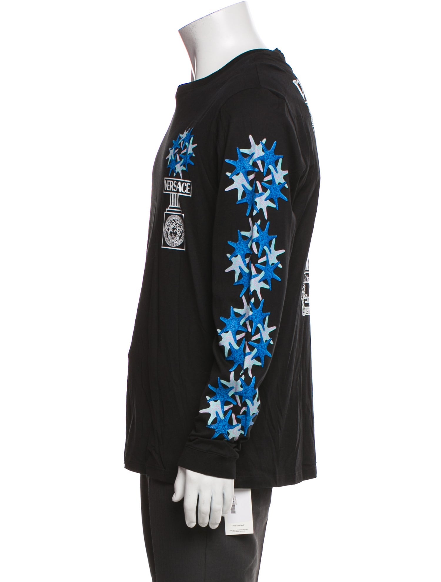 Versace Graphic Print Crew Neck T-Shirt w/ Tags