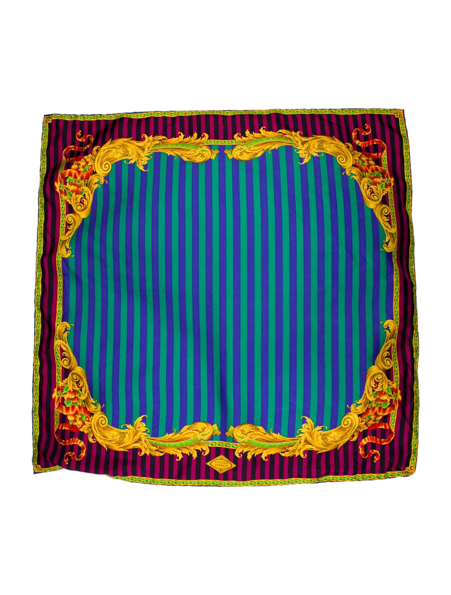 Versace Silk Printed Scarf