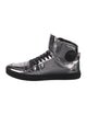 Versace Medusa Insignia Patent Leather Sneakers