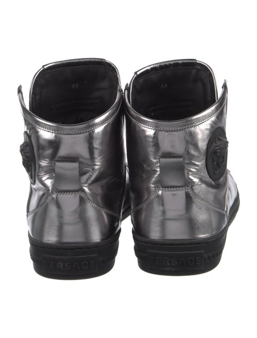 Versace Medusa Insignia Patent Leather Sneakers