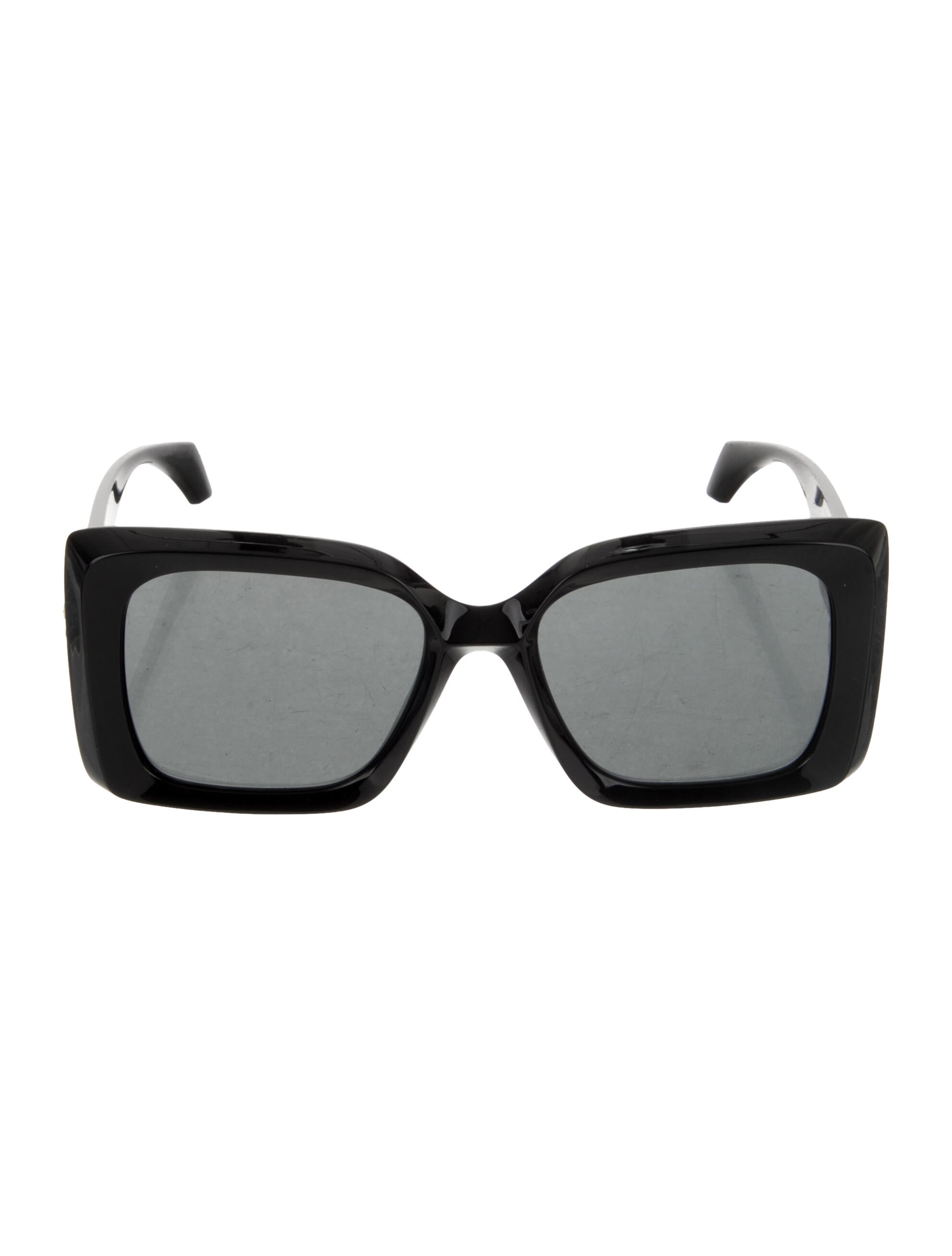 Versace Square Tinted Sunglasses