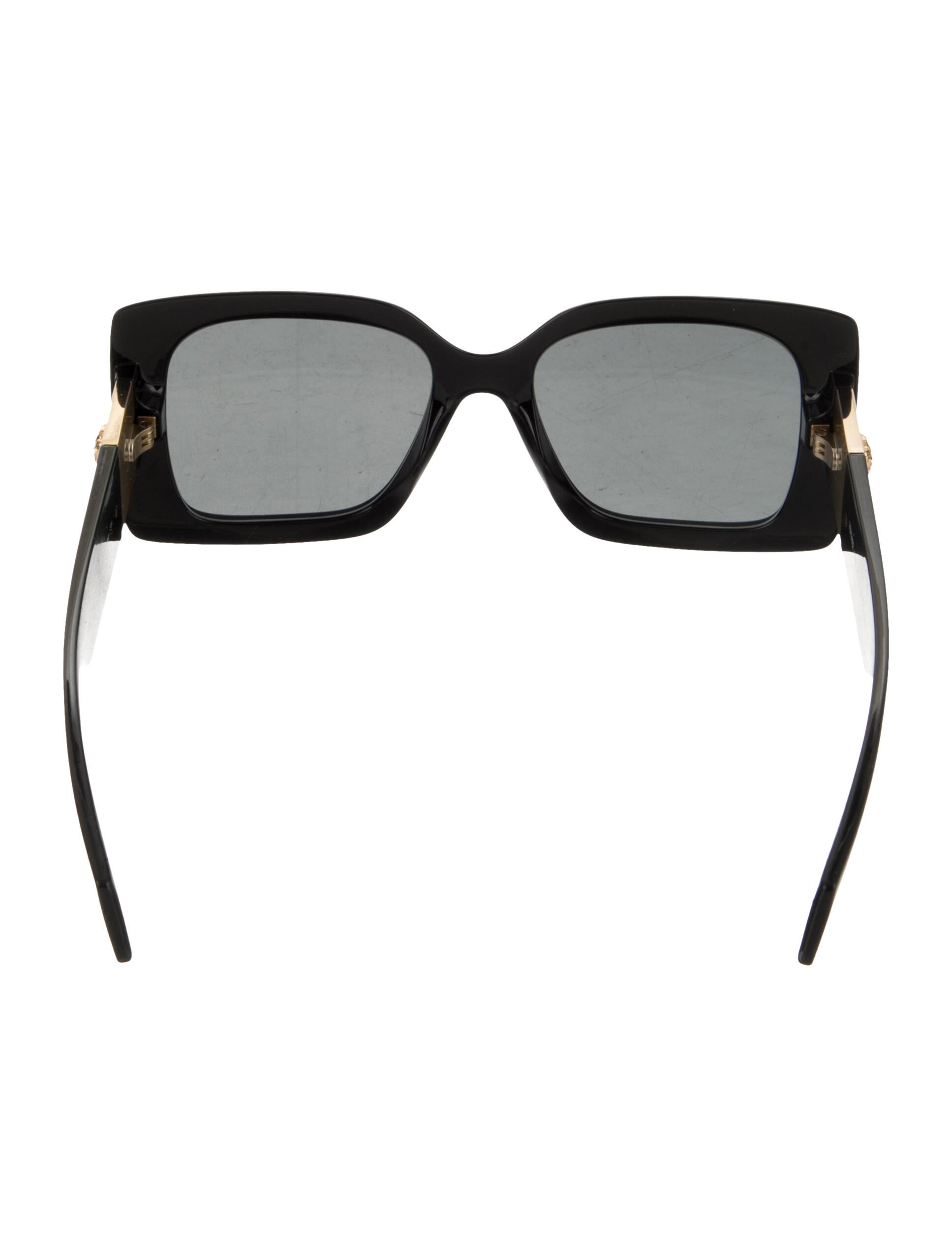 Versace Square Tinted Sunglasses