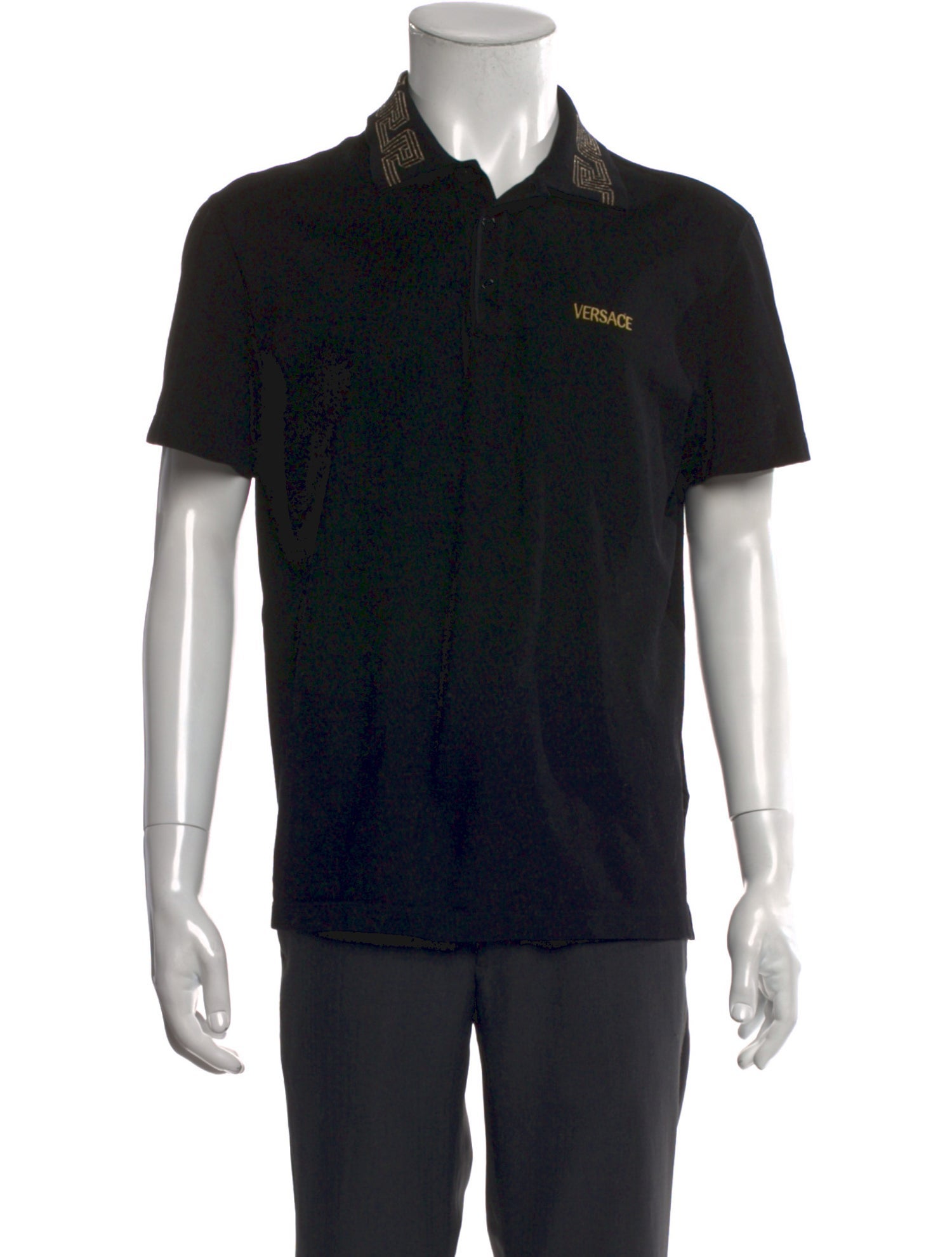 Versace Collar Short Sleeve Polo Shirt