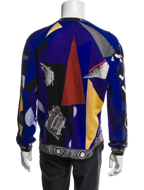Versace Wool Printed Pullover