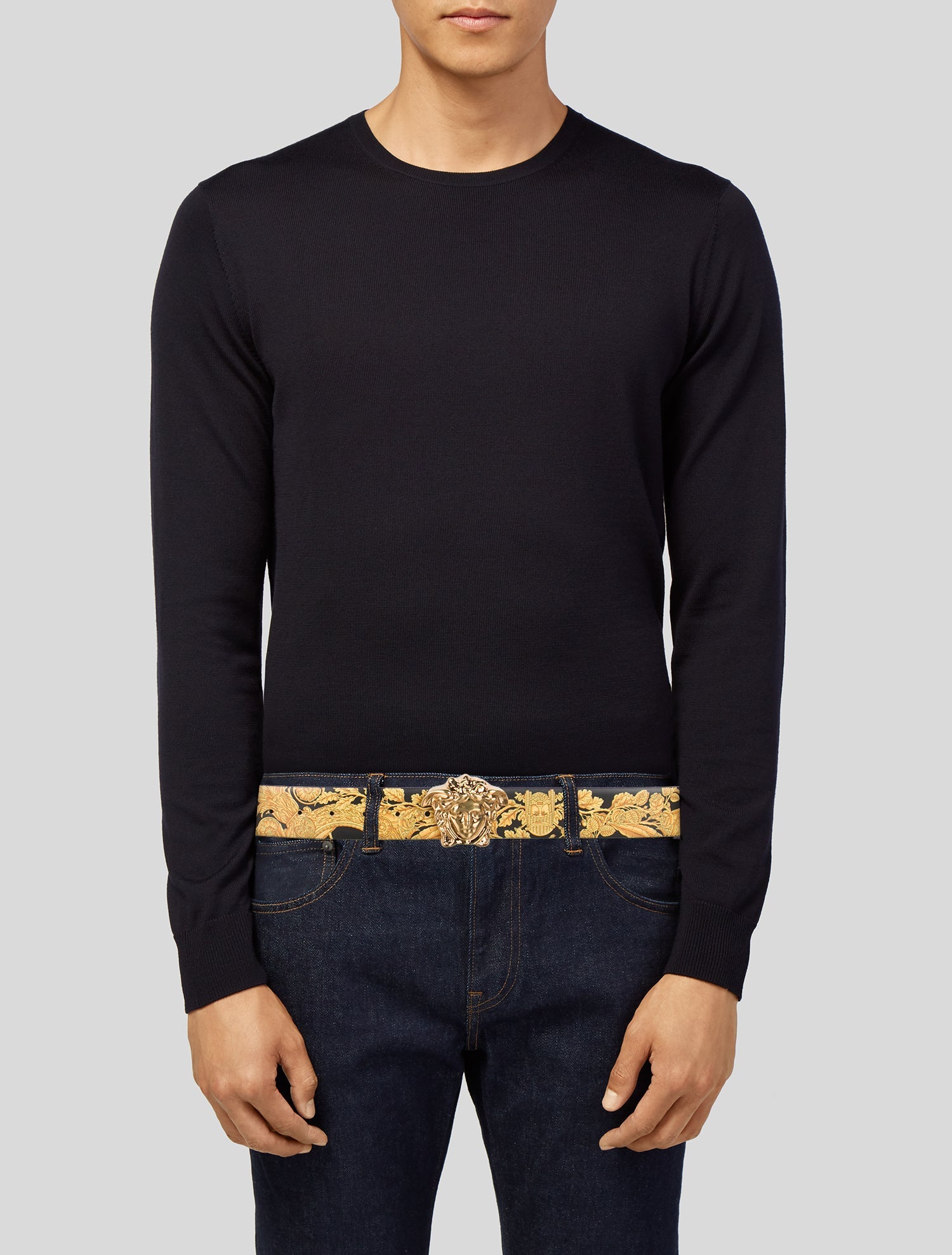 Versace Leather Belt Kit