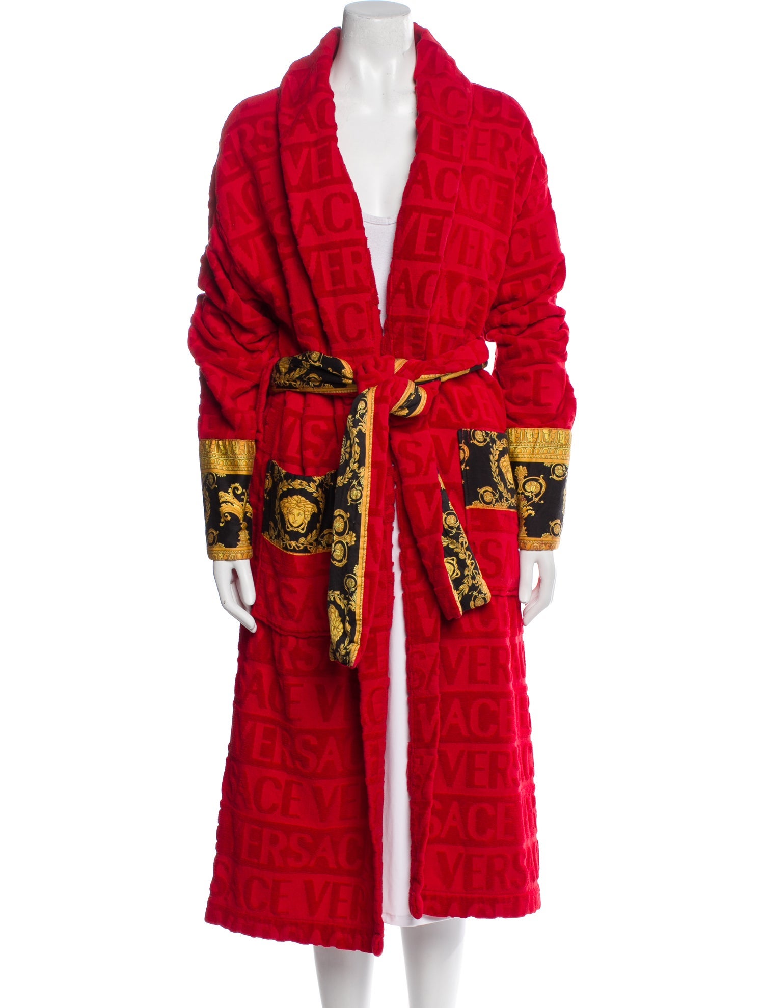 Versace Printed Robe