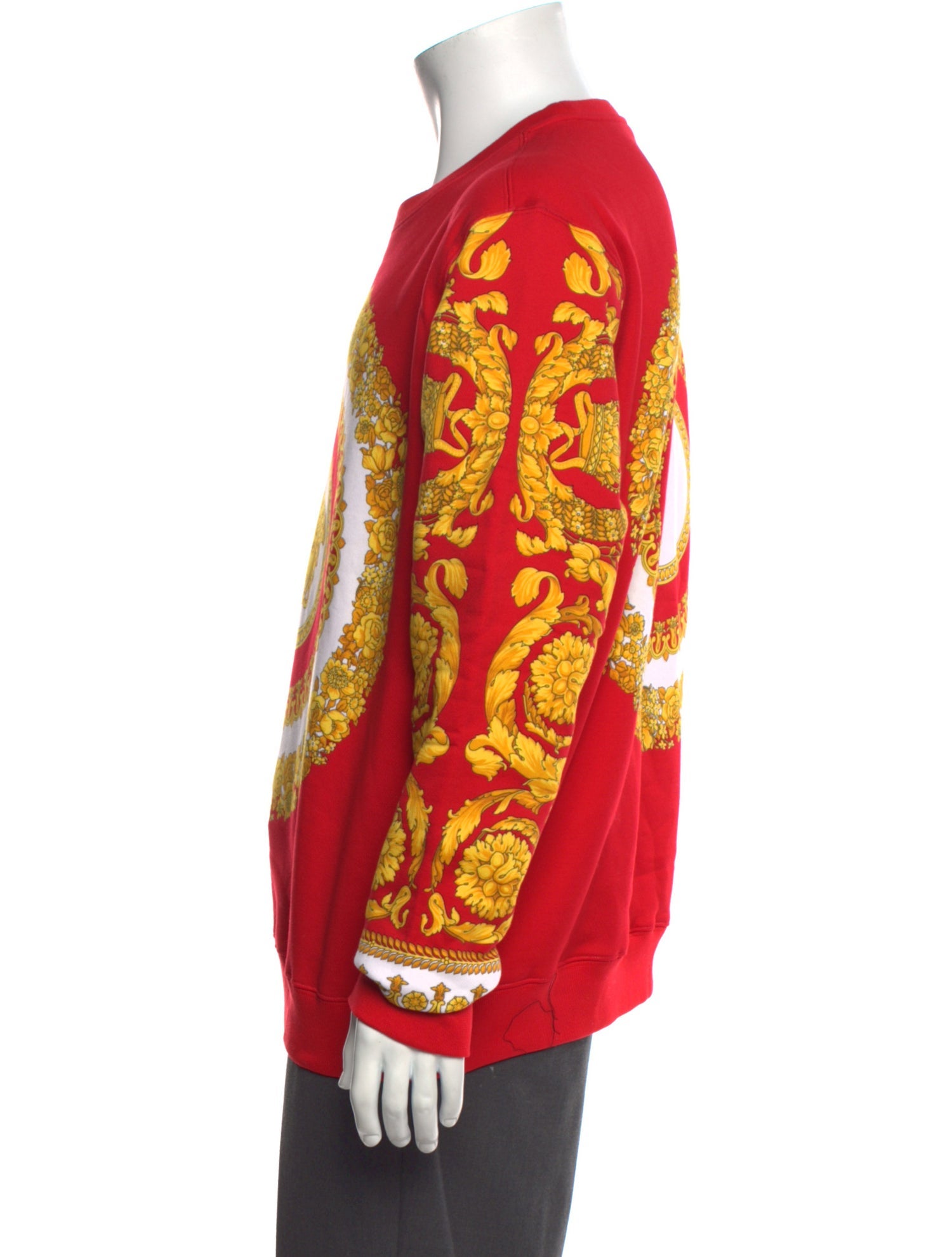 Versace Printed Crew Neck Sweatshirt