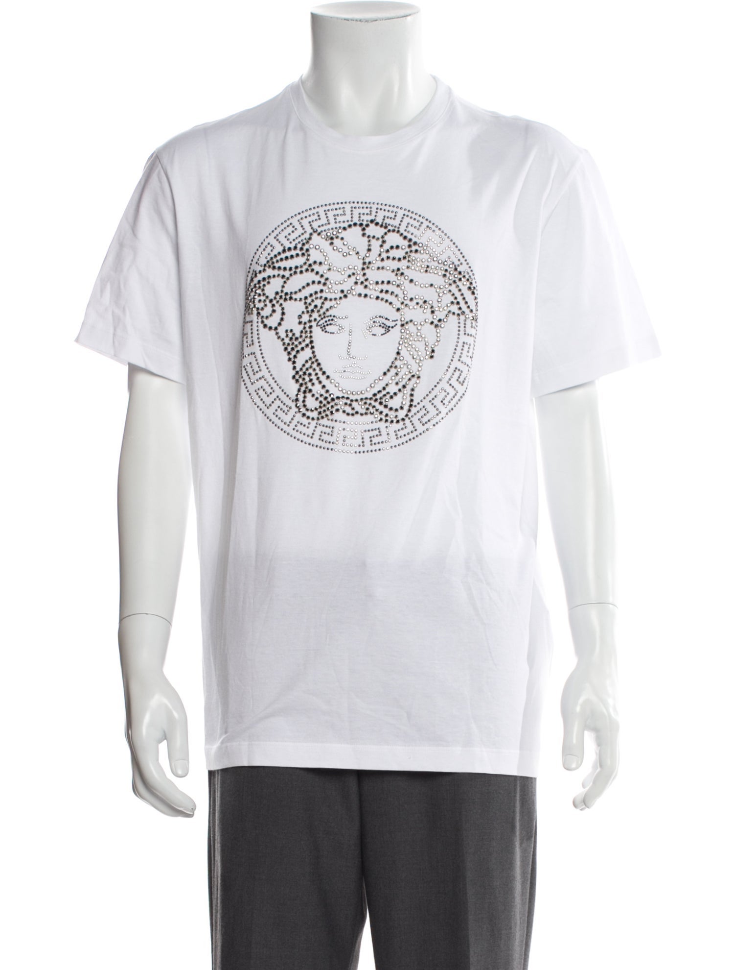 Versace Graphic Print Crew Neck T-Shirt