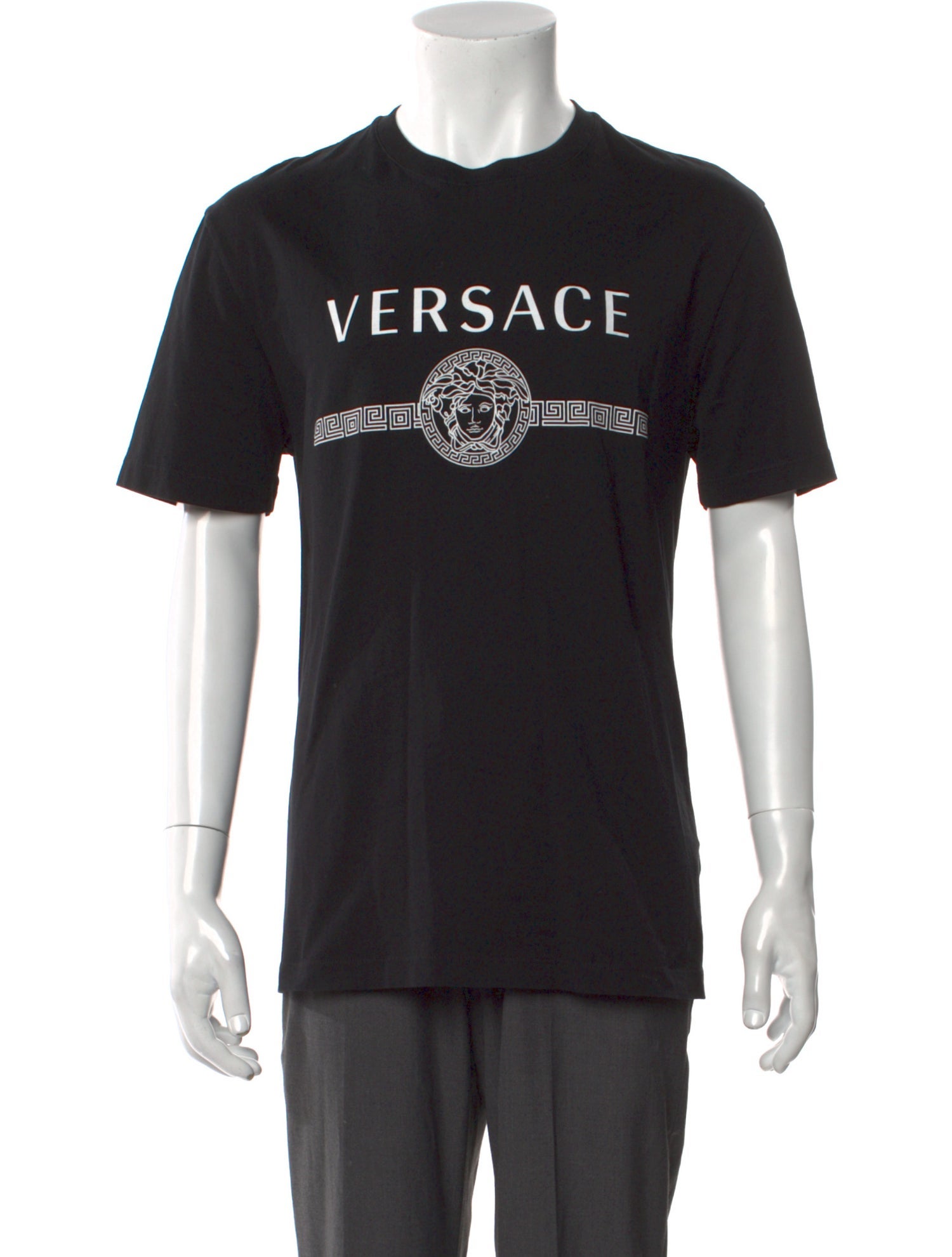 Versace Graphic Print Crew Neck T-Shirt