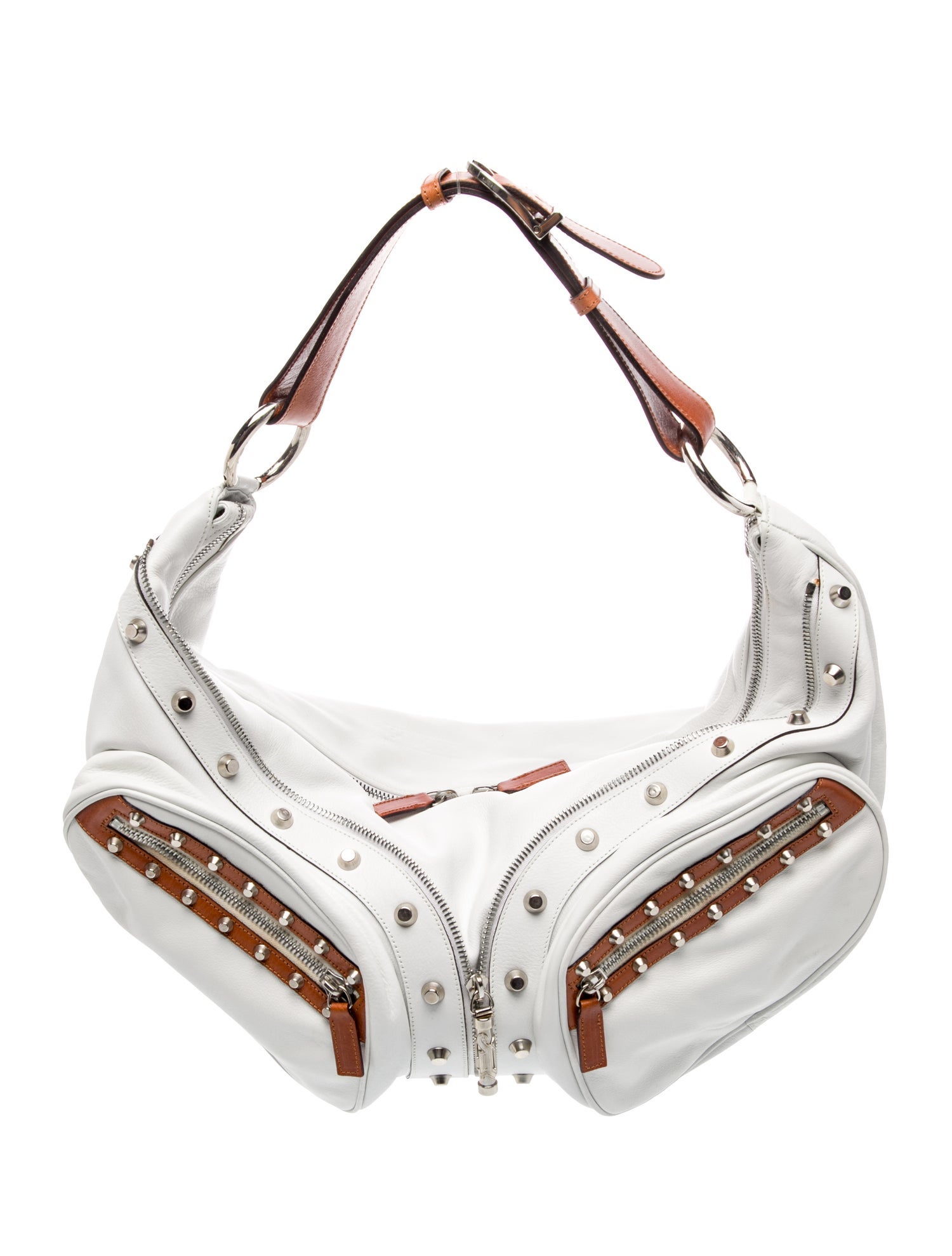 Versace Leather Top Handle Bag