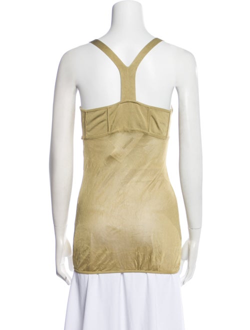 Versace Square Neckline Sleeveless Top