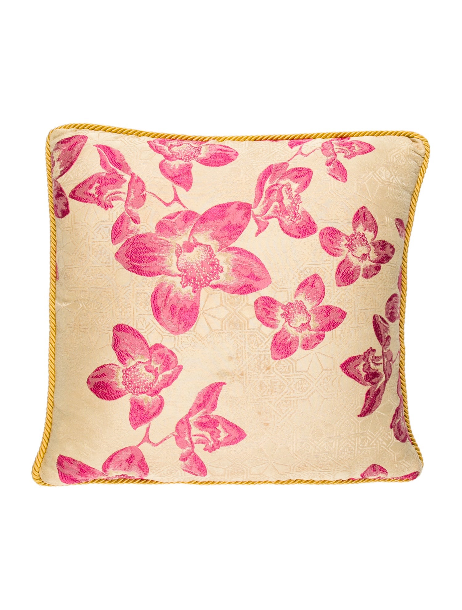 Versace Vintage Silk Throw Pillow