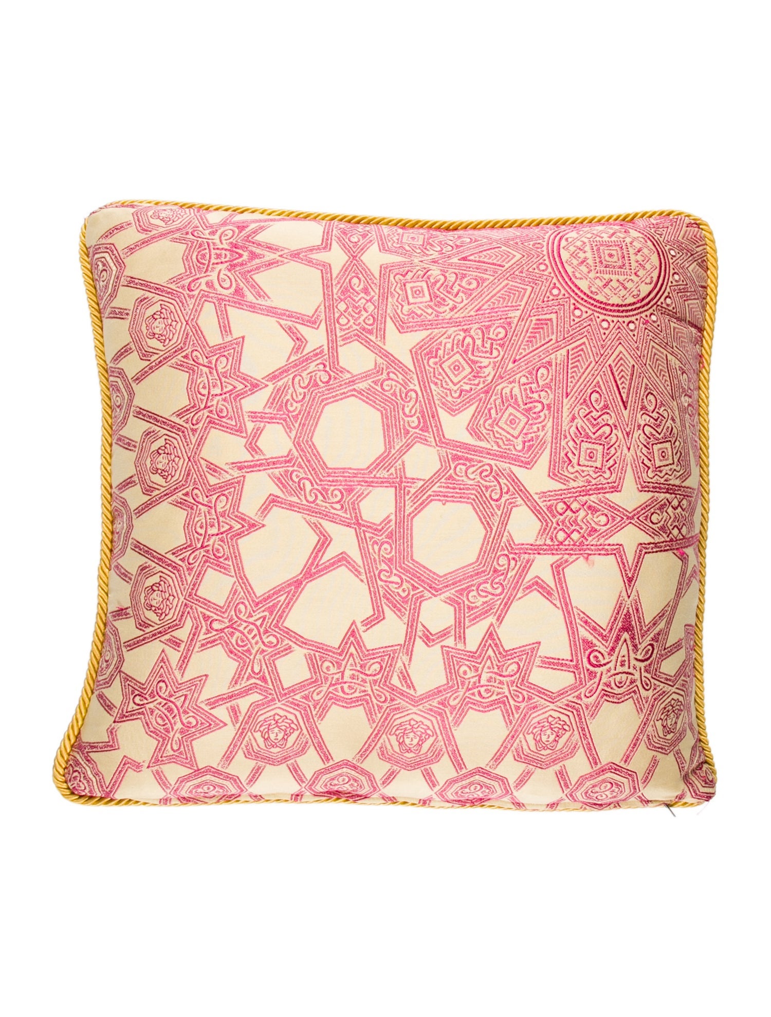 Versace Vintage Silk Throw Pillow