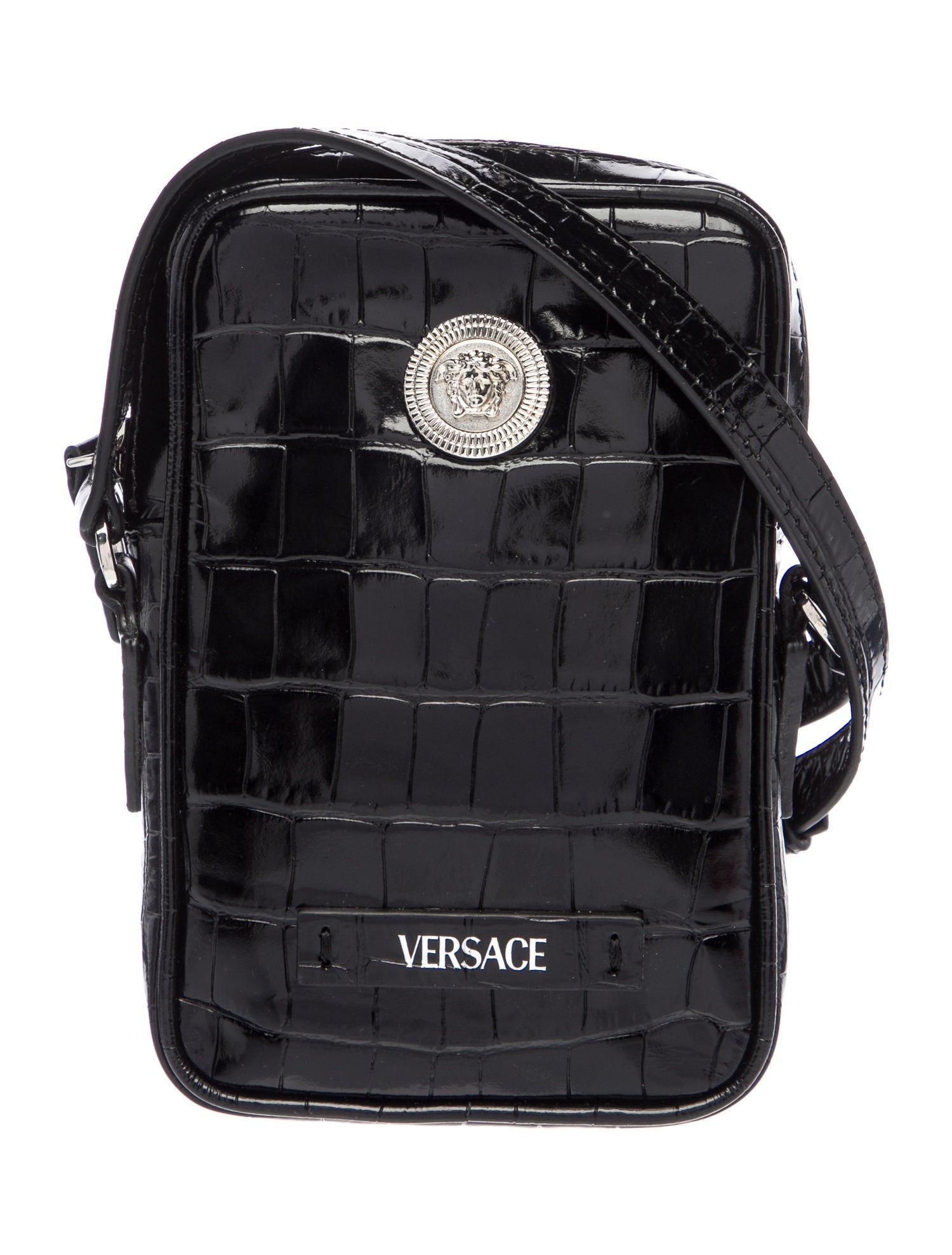 Versace Leather Crossbody Bag
