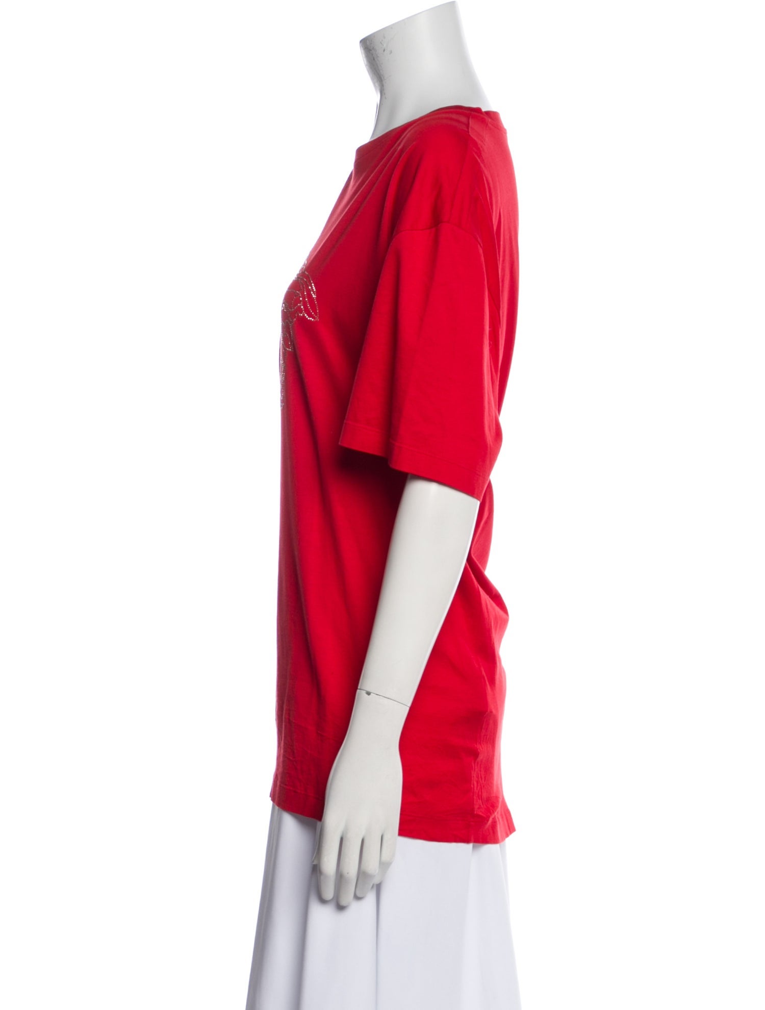 Versace Graphic Print Crew Neck T-Shirt