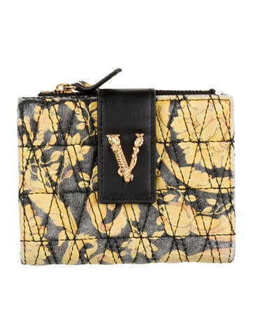 Versace Wallets Leather Printed Wallet