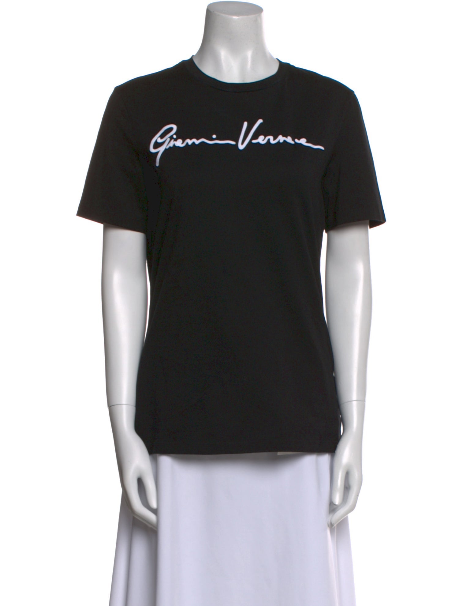 Versace Graphic Print Crew Neck T-Shirt