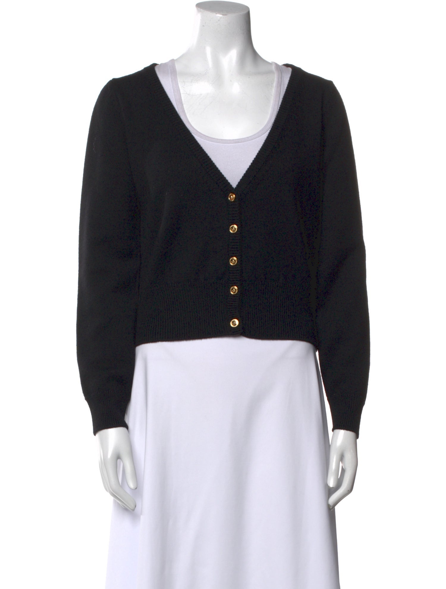 Versace Wool V-Neck Sweater w/ Tags