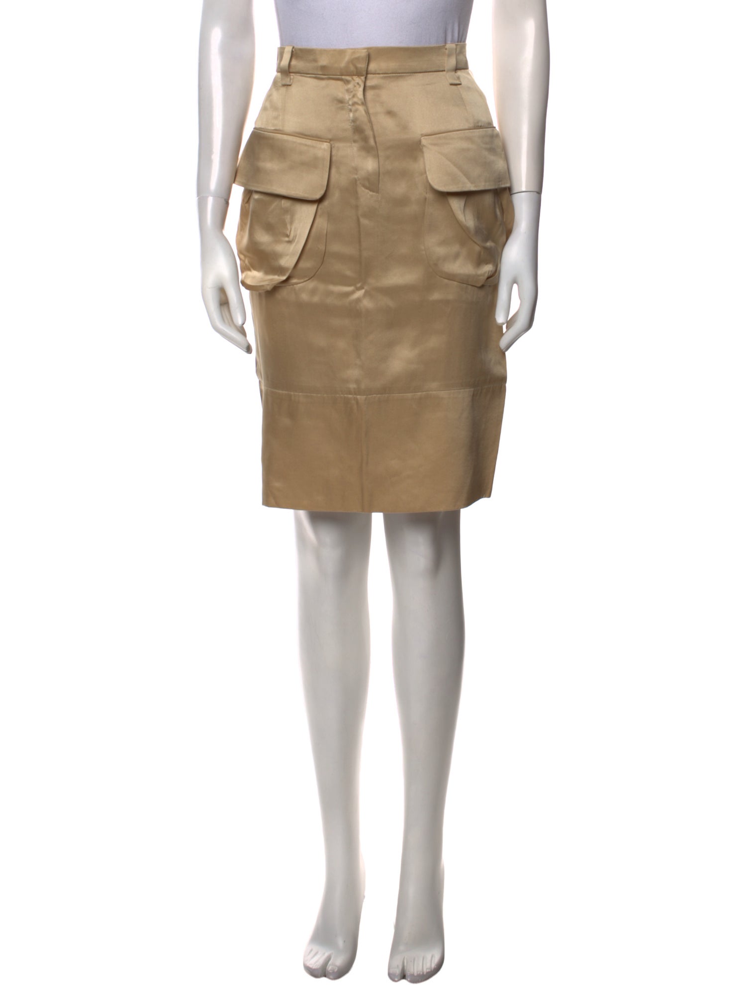 Versace Silk Knee-Length Skirt