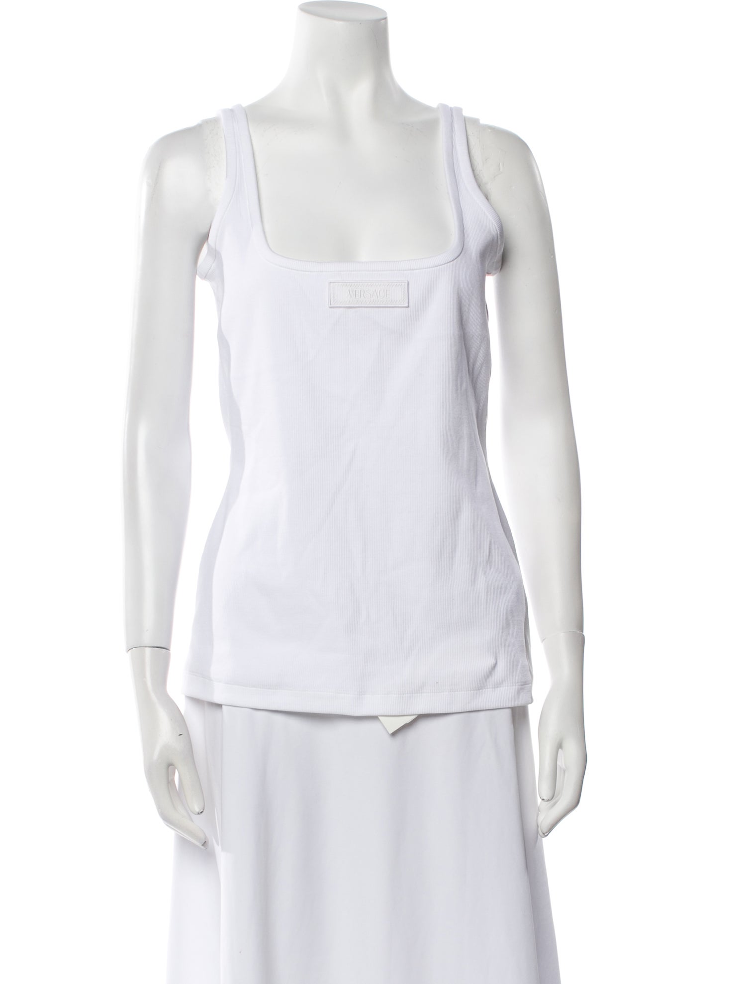 Versace Square Neckline Sleeveless Top w/ Tags
